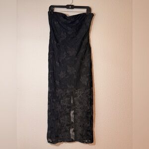 Dynamite Black Floral Maxi Dress